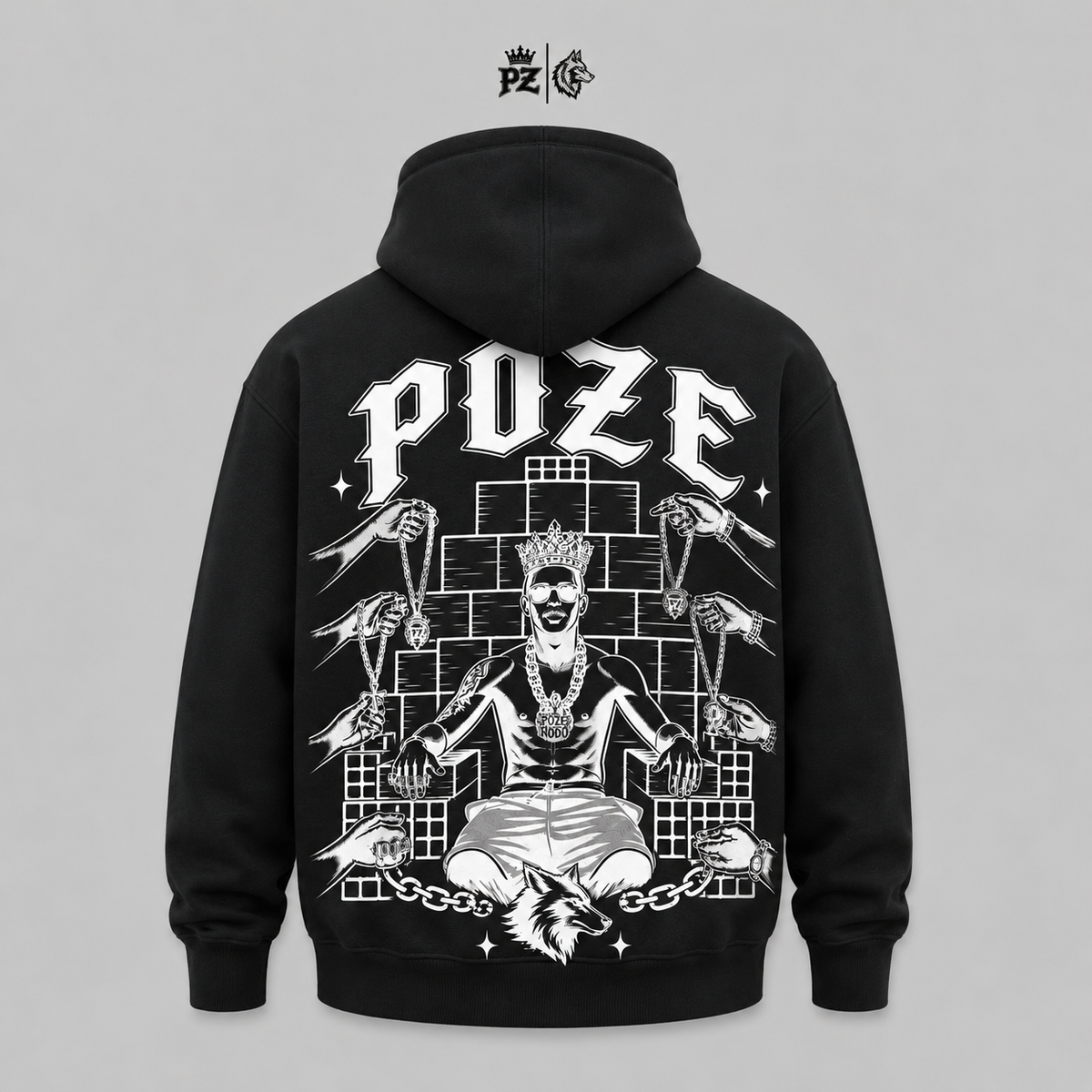 MOLETOM ESTAMPA PZ — LOBO