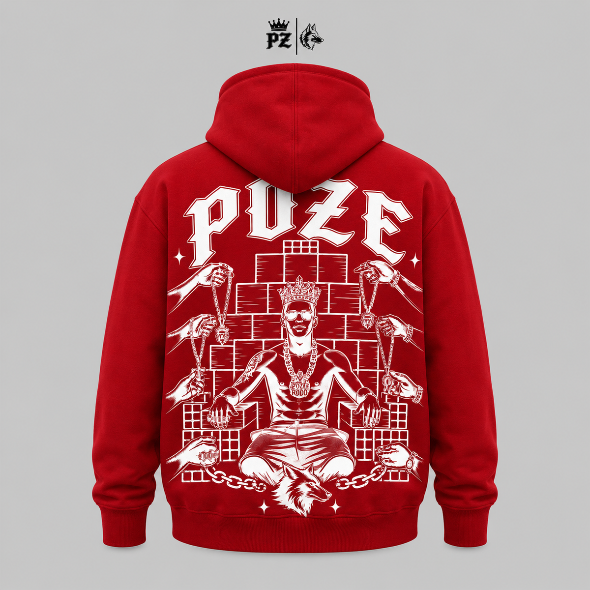 MOLETOM ESTAMPA PZ — LOBO