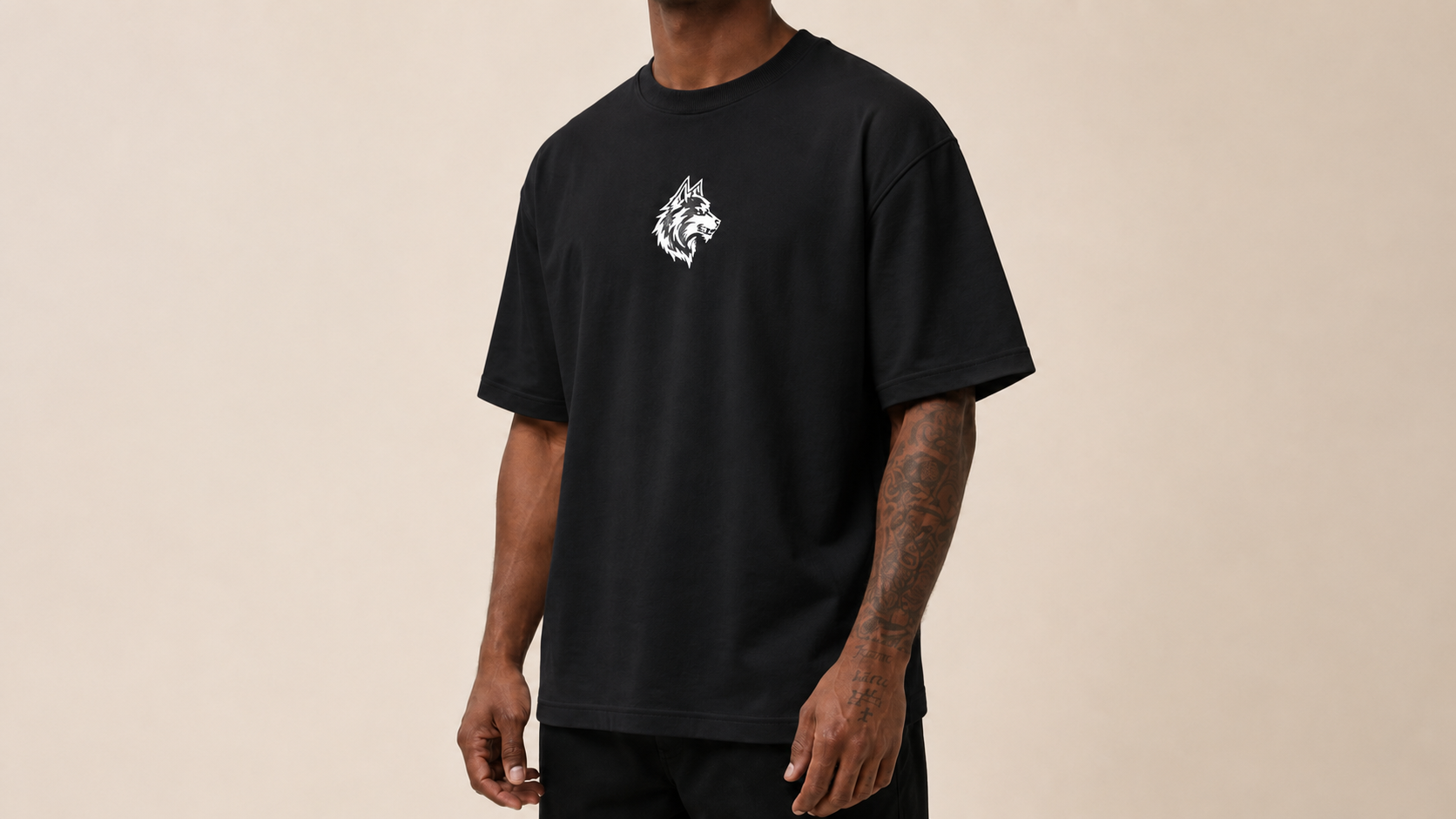 CAMISETA OVERSIZED PZ — LOBO